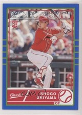 2020 Panini Chronicles Classics Blue 10/50 Shogo Akiyama #7 y8h