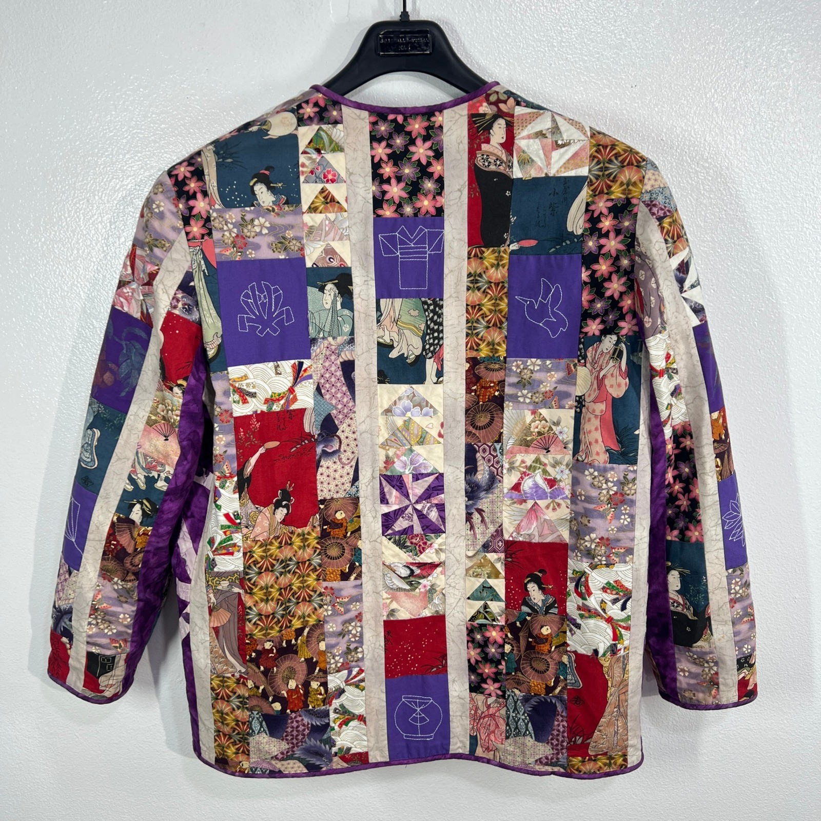 Rare Vintage Handmade "Roberta" Patchwork Quilt J… - image 2