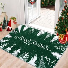 Coucheta 2 6Ft Area Rug, Christmas Rug for Living Room, Washable Non Slip
