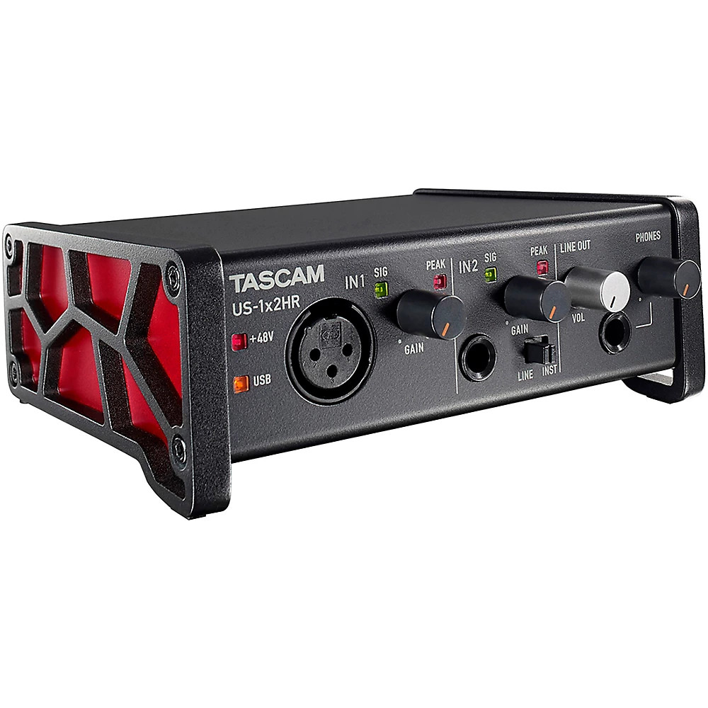 2-канальный аудиоинтерфейс USB Tascam US-1X2HR 18590₽