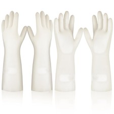 2 Pairs, 15 Inches, Nitrile Cleaning Gloves, Kitchen Dishwashing Gloves, Reus...