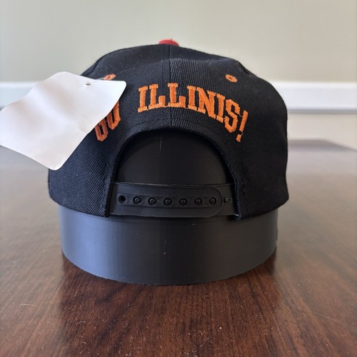 Vintage Blue Illinois Illini Hat SnapBack New With Tags - Picture 3 of 4