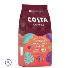 Costa Coffee Intense Amazonian Blend 1KG coffee beans