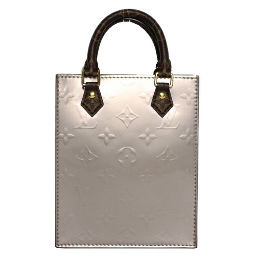 Louis Vuitton Petit Sac Plat Vernis Metallic Taupe GHW M90564 #130