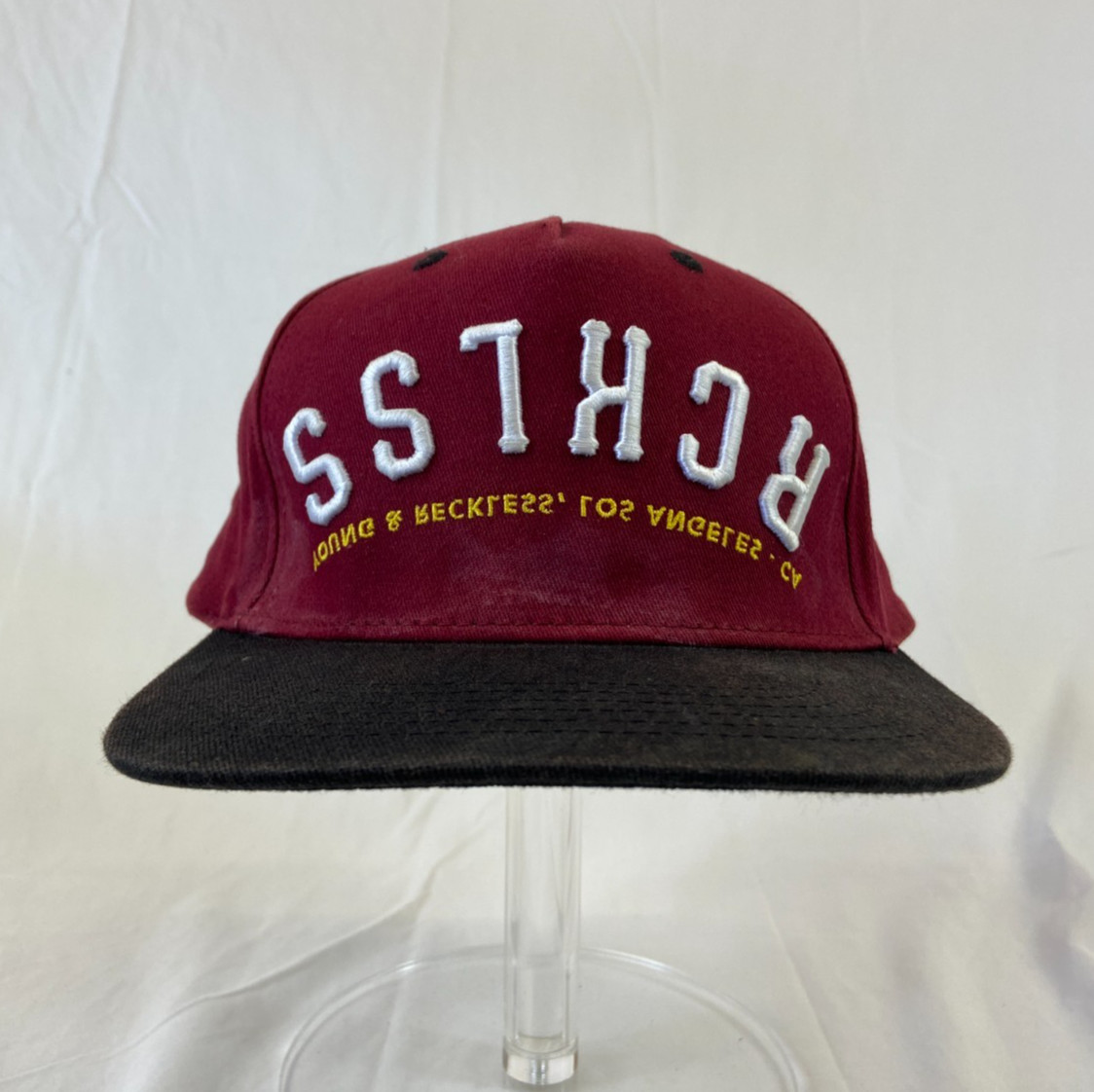 Young and Reckless Baseball Cap Snapback Hat Los … - image 1