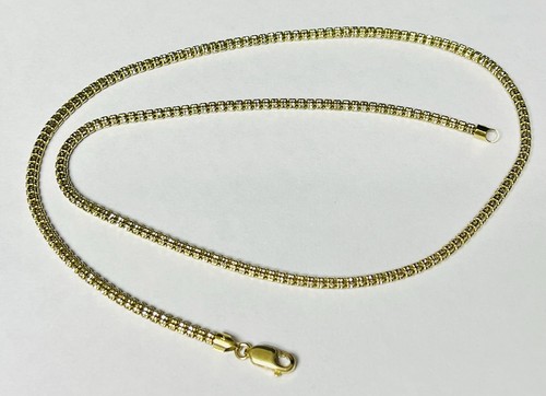 14K Diamantschliff Eis Gliederkette 24" 3,5 mm 21,57 Gramm - Bild 3 von 8