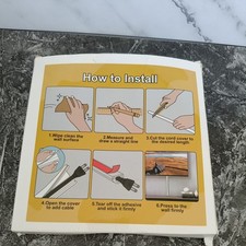 REFLYING Mini Cable Trunking, Half Round Cover, Single 1 M, White 