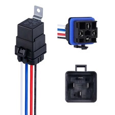 4-PIN 12V DC IP65 Waterproof Relay with Harness 40/30 AMP Relay Switch - Heavy D