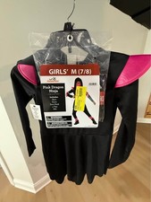 Pink Dragon Ninja Halloween costume - Girls M 7/8 