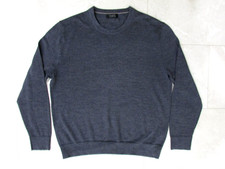 Banana Republic Mens Pullover Crewneck Sweater Merino Wool Gray Size L