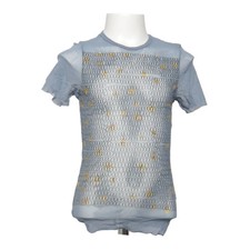 United Colors of Benetton, T-shirt, Größe: 146, Blau/Gelb/Mehrfarbig, Mesh #DRK