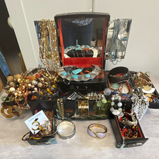 5 Lbs. Estate Jewelry Mixed Vintage Modern Costume Lot Wearable /Some Tagged