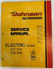 JOHNSON OMC 1975 OUTBOARDS SERVICE MANUAL ELECTRIC MODELS