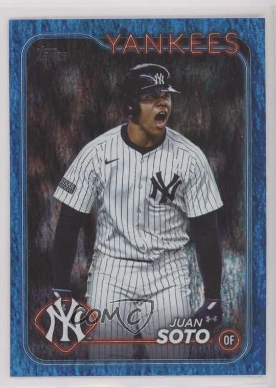 2024 Topps Update Blue Holo Foilboard 585/999 Juan Soto #US1 7ut