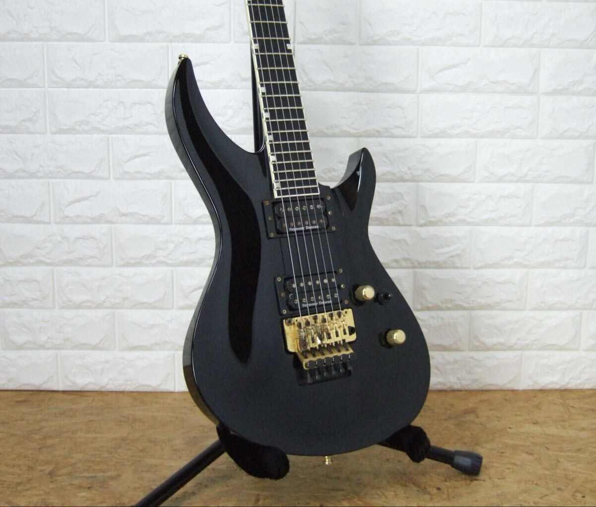 Electric Guitar ESP HORIZON-III Black Made in 2014 with Soft Case