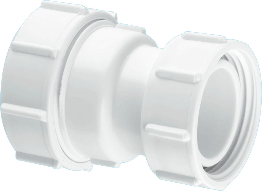 McAlpine T29-LN 1.5"" Straight Connector Multifit x BSP Coupling Nut, Leak-Proof