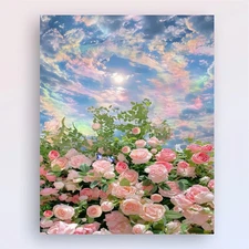 Lines and Light: A Digital Oil Minimalism