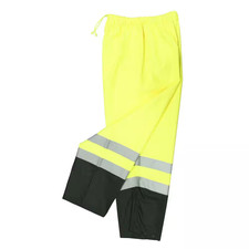 Class E X-Large Hi Vis Green Mesh Safety Pants