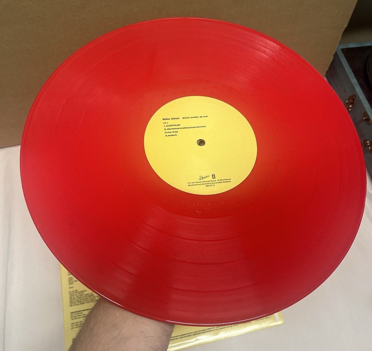 Billie Eilish Don't Smile At Me Red Vinyl LP Record | eBay