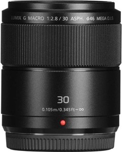 Panasonic Lumix G Macro 30mm F/2.8 Mega OIS H-HS030 Photography Camera Lens