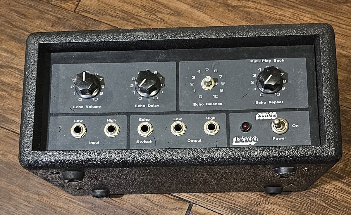 Vintage STAGE UNIVOX Echo Chamber EC100 Guitar Delay Effect Tape