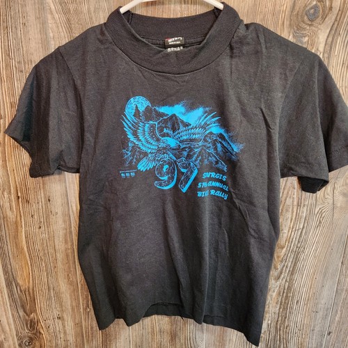 Sturgis 1997 Motorcycle Rally T-shirt Vintage Classic Eagle Youth Size M 10-12