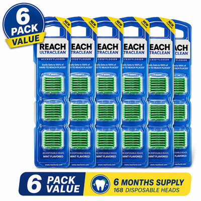 28 Pack Dental Floss Refills Mint Fresh   Strong Floss Heads for Flosser, Easy P