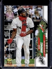 Eloy Jimenez 2020 Topps Holiday #HW142b Scarf Rookie Cup SP
