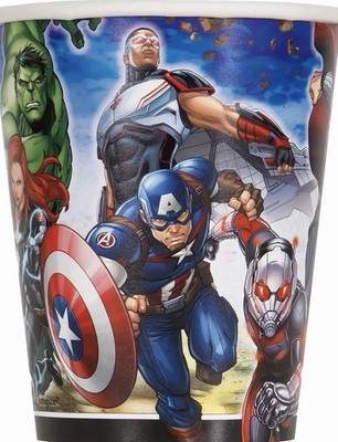 Unique Avengers Disposable Paper Cups - 9 oz., 8 Pcs