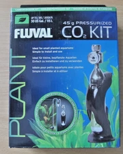Fluval 45g  CO2 Pressurized Kit Small Planted Aquariums Up To 30 US Gall 7554