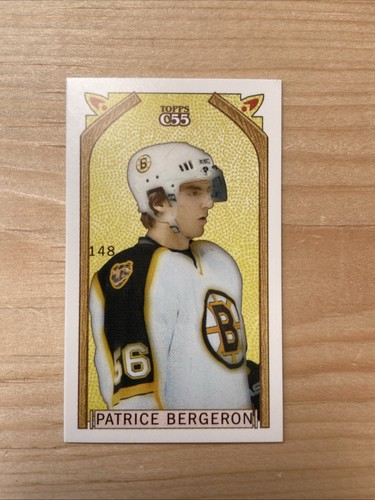 Patrice Bergeron #148 2003 Topps C55 Minis card