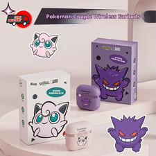 Pokemon Gengar Bluetooth Earphones Anime Wireless Noise Reduction Headset GiftXL