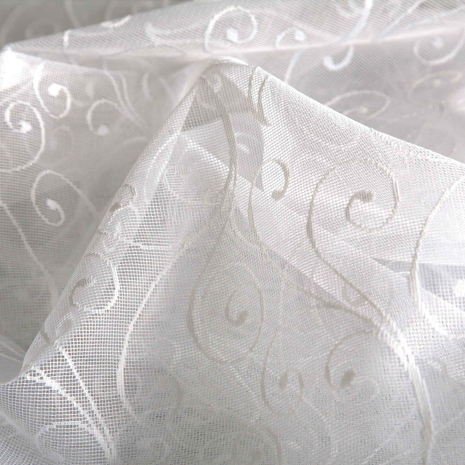 Net Curtains Straight Base With Slot Top White Net Curtain Sold By
