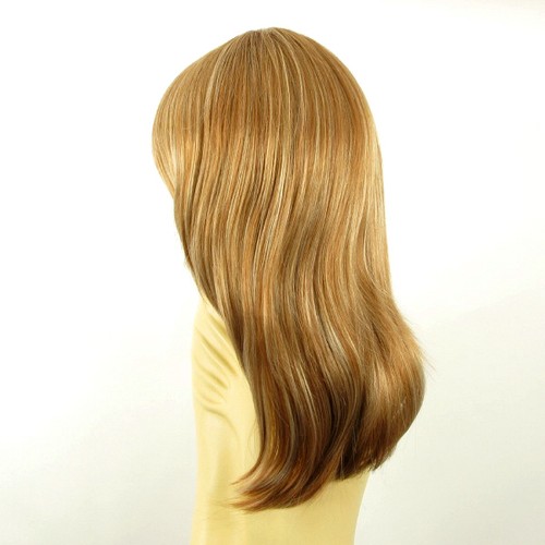 Perruque femme mi-longue blond foncé méché blond clair GIULIA F27613 - Imagen 4 de 8