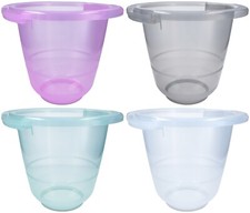 Tummy Tub Badeeimer Badewanne pink grau grün klar