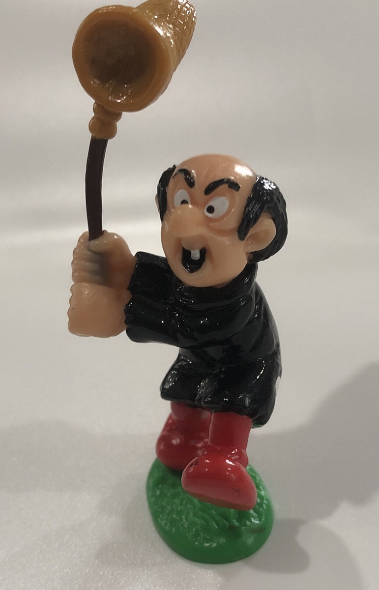 Smurfs 20181 Gargamel Net Smurf Catcher Rare Vintage Figure PVC