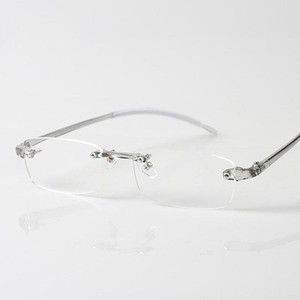Eg-Unisex-Leggero-Trasparente-senza-Montatura-Resina-Occhiali-da-Lettura