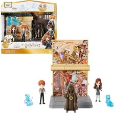 SPIN MASTER HARRY POTTER MAGICAL MINIS ROOM OF REQUIREMENT PLAYSET RON HERMIONE