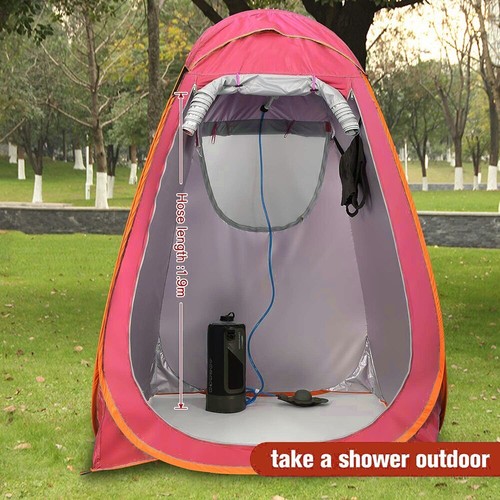 12L Outdoor Camping Shower Bag Folding Water Bag Container Sack With Air Pump 1. - Picture 7 of 10