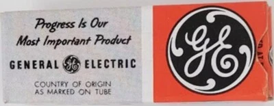 Tube 6EA8 GE NOS NIB neuf 1 pièce en boîte