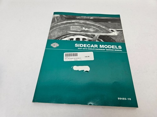 Used 2007-2010 Harley Davidson Sidecar Models Service Manual OEM 99485-10