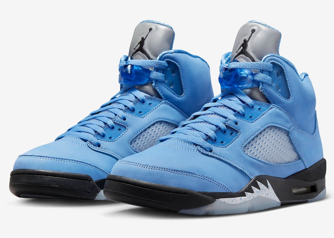 New Air Jordan 5 “UNC” Casual Basketball Shoes Sz 11 Limited