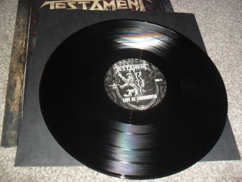 TESTAMENT -LIVE AT EINDHOVEN- AWESOME RARE LIMITED EDITION PRESS LP VINYL EXODUS - Picture 4 of 4