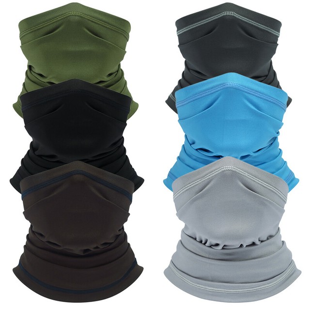 US FAST Neck Gaiter Elastic Moisture Wicking Fishing Riding Half Face