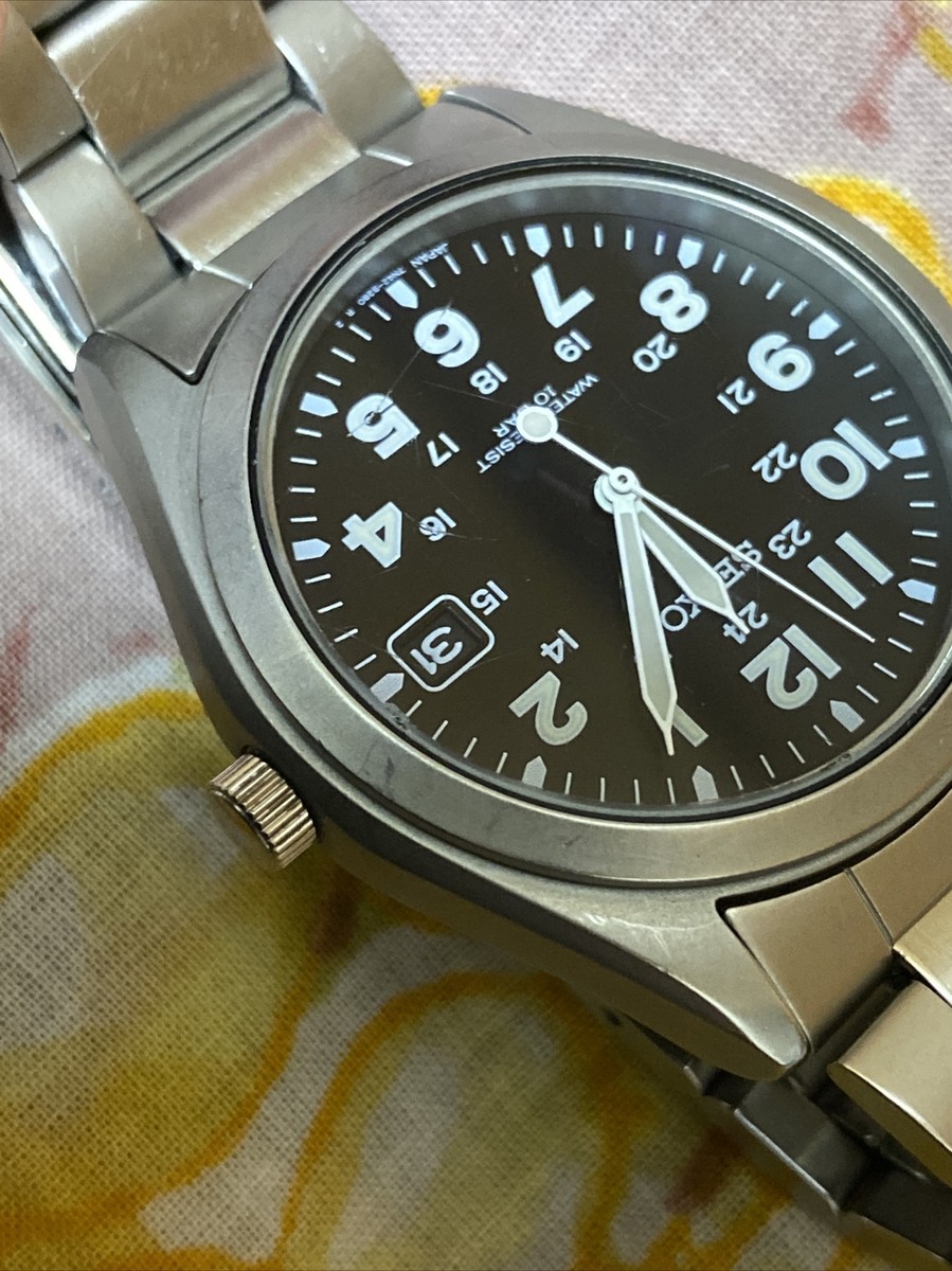 SEIKO 7N42-8260 SBCA001 ミリタリーウォッチ Seiko Sbca001 7n42-8260 military Watch from Japan | eBay