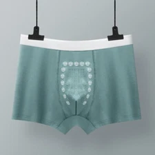 Sexy Men Cotton Seamless Boxer Briefs Pouch Underwear Shorts Trunks Underpants