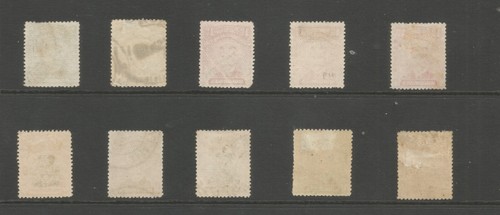 RHODESIA selección de 10 GV 1913-24 Admirals 8 se usan 2 son MM - Imagen 2 de 2