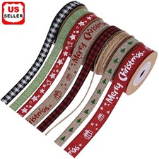 45 Yard 8 Rolls Ribbon Burlp Mesh DIY Scrapbooking Planners Gift Wrapping Tapes