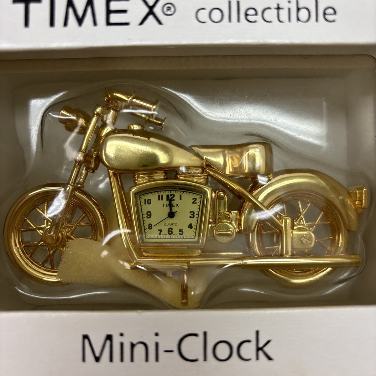 TIMEX コレクティブル ミニクロック バイク型 Timex Collectible Motor Cycle Mini-Clock. | eBay