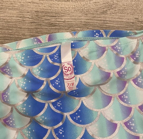 SO Mermaid Tail Swimsuit M 7-8 - Picture 2 of 4